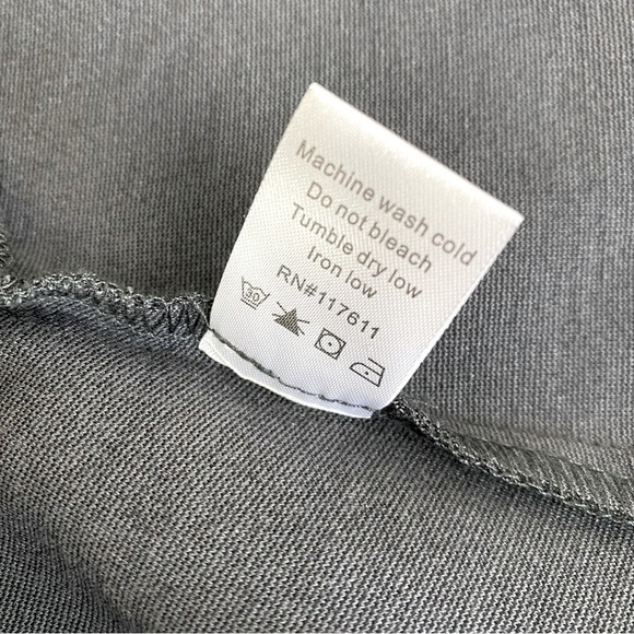 Have Charcoal Grey Ponte Knit One Button Blazer Size M - Picture 5 of 6